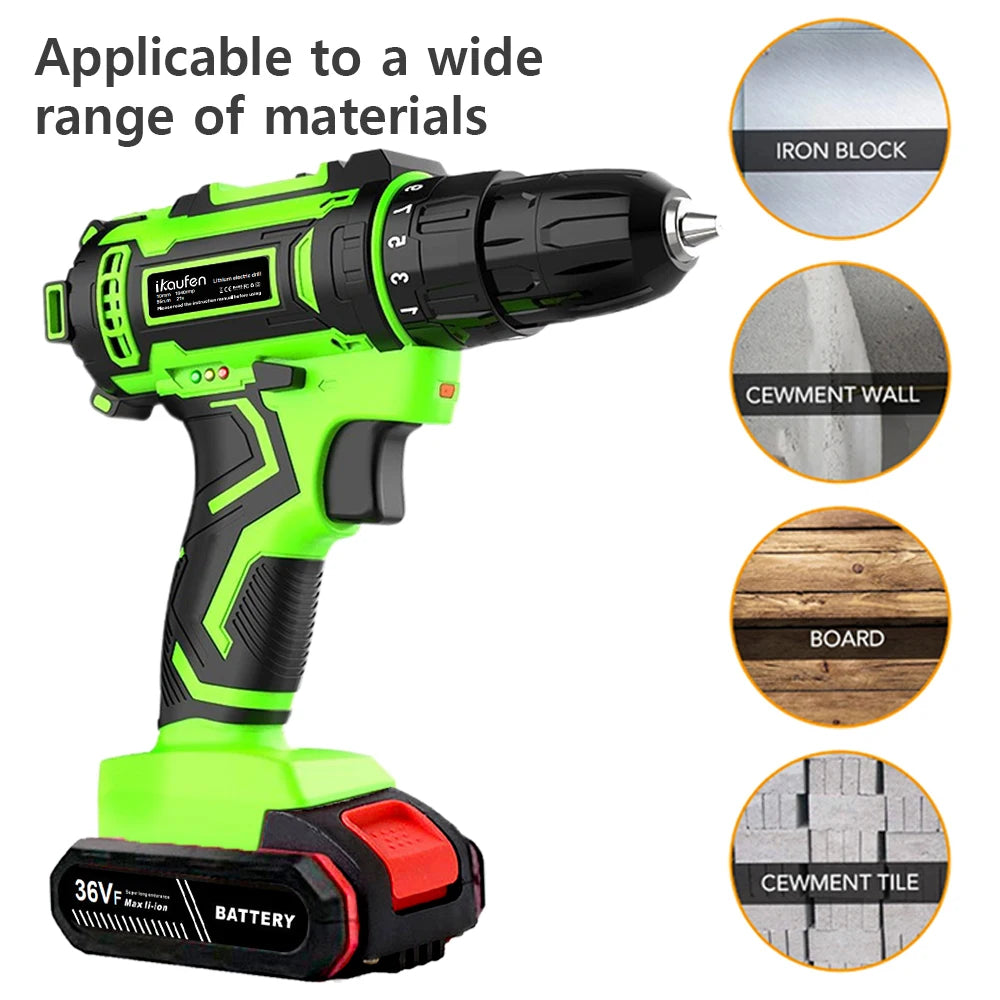 21V Cordless Lithium Battery Drill by NoEnName