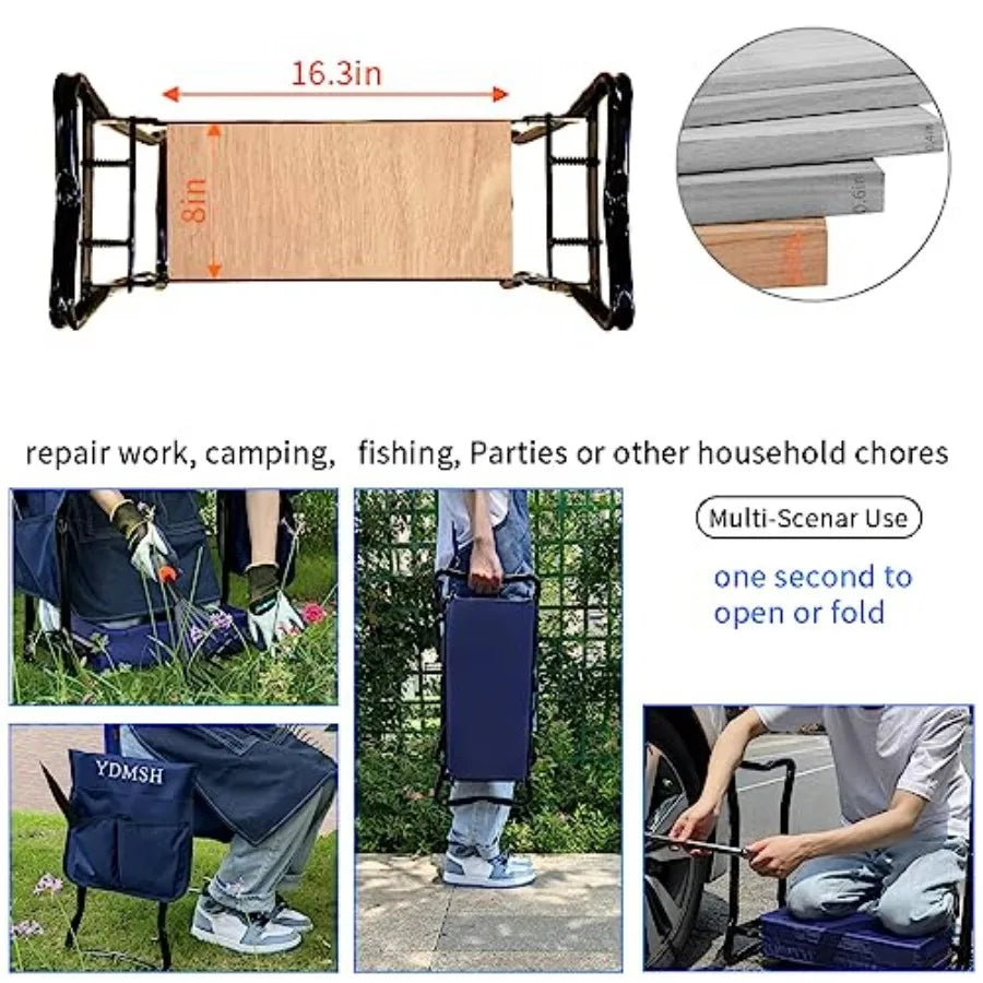 Garden Kneeler And Seat Heavy Duty Bench For Seniors