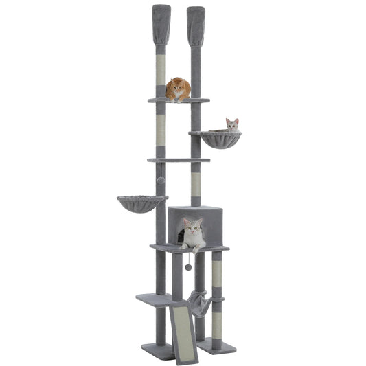 PAWZ Road Cactus Cat Tree Floor To Ceiling Tower 7 Tiers