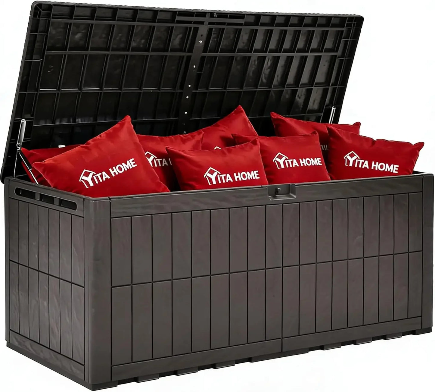 Durable Outdoor Deck Box Resin Waterproof Storage With Lock