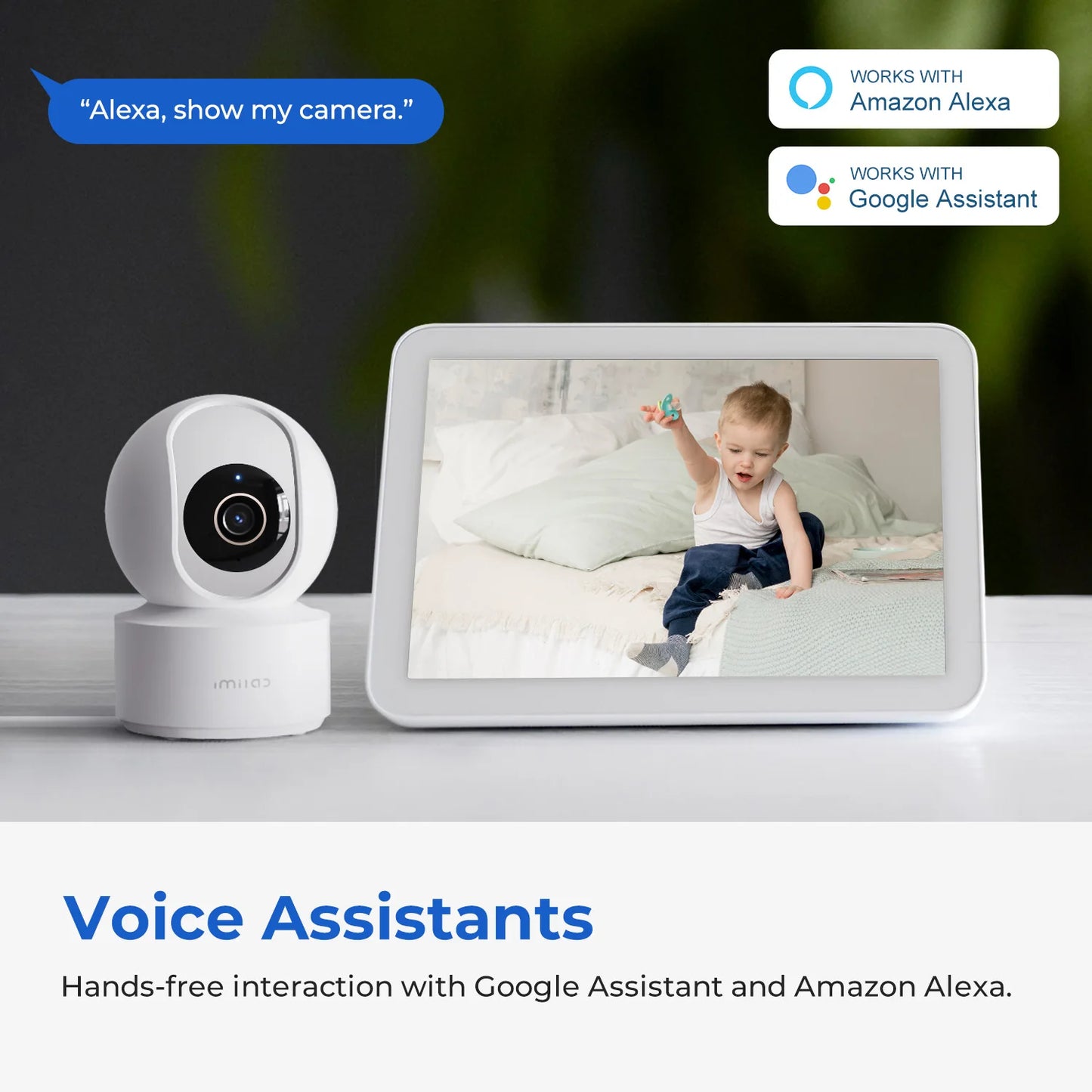 IMILAB Indoor Baby Monitor Camera AI Detection Night Vision