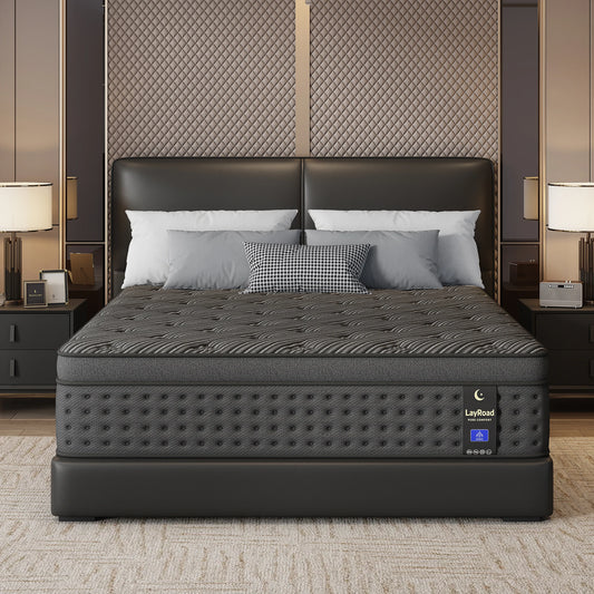 LayRoad Medium Gel Memory Foam Pocket Spring Mattress