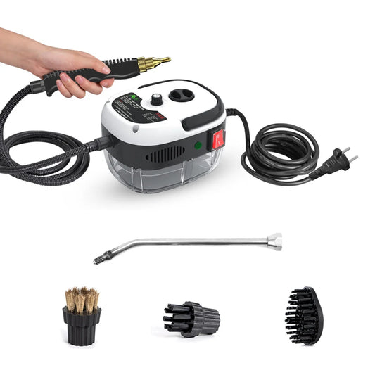 Romellar 1500W Portable Handheld Steam Cleaner With Brush Heads