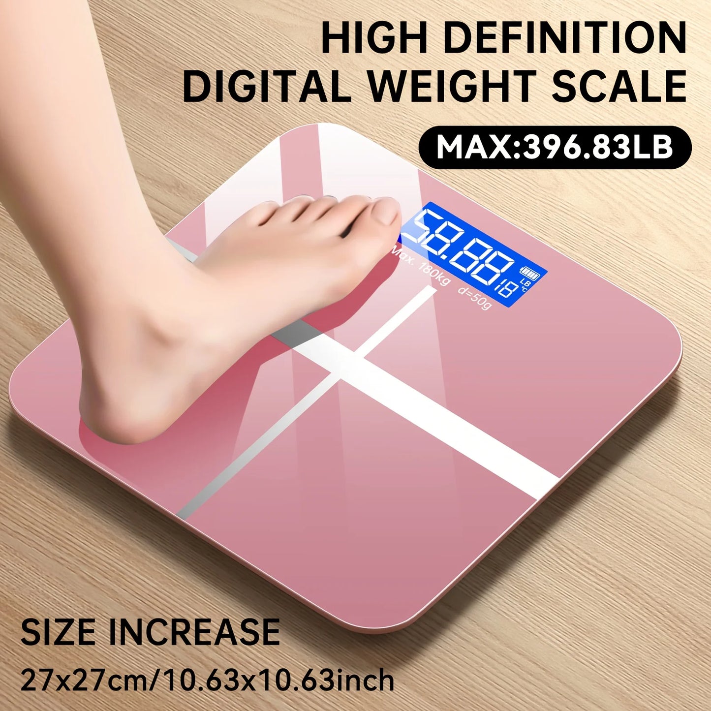 Aehome Digital Bathroom Scale 396 Lb High Precision Weight