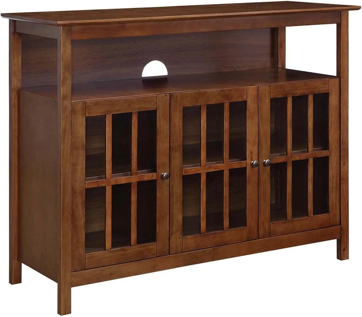 ZHUOTING Ultimate ContemporaryElegant TV Stand With SecretCompartmentStorageSolutions