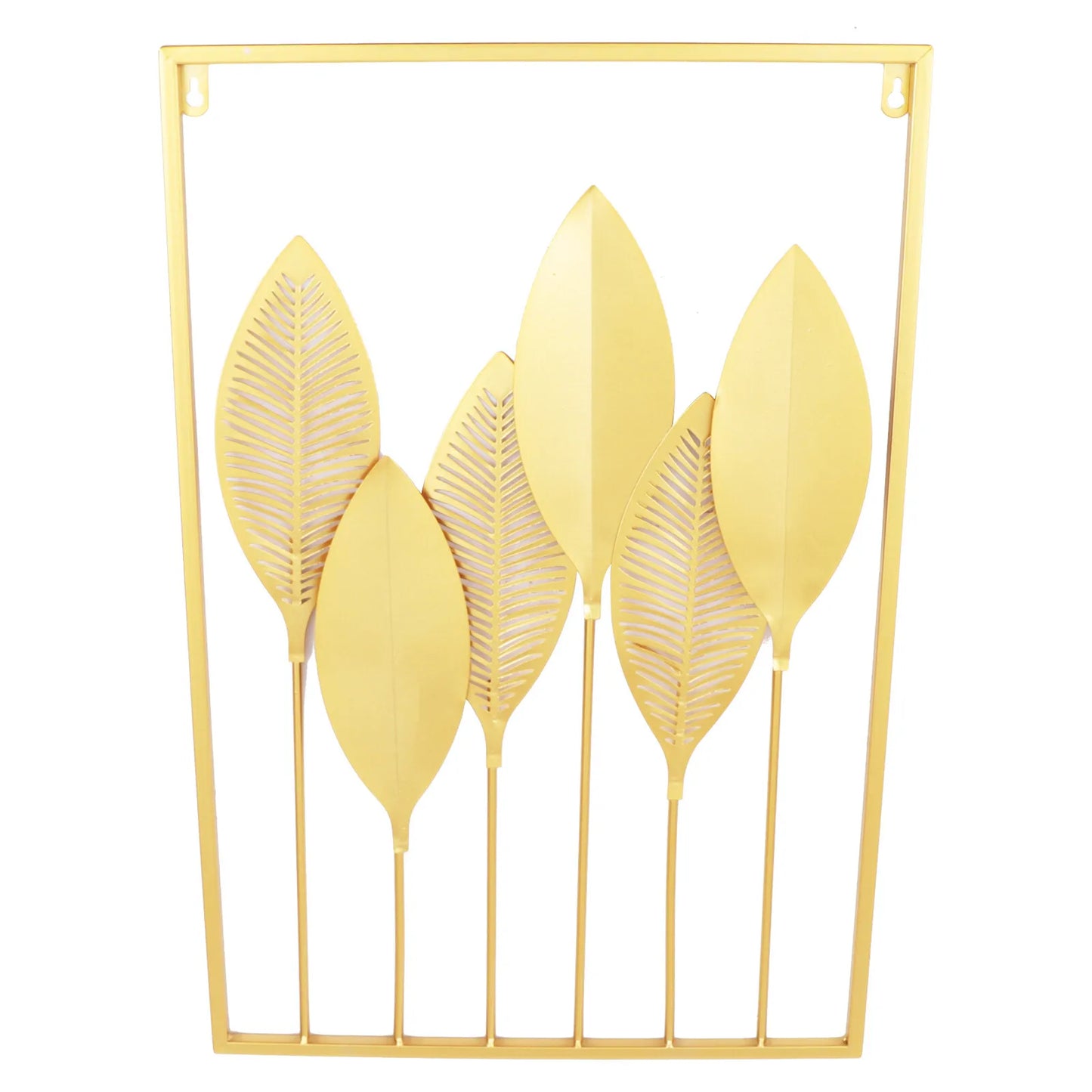 Iron Leaf Wall Decor Set For Entryways And Bedrooms