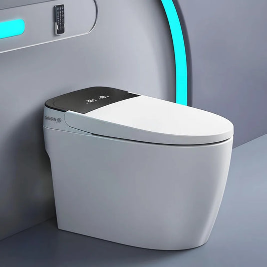 Smart Bidet Toilet with Auto Open Close Lid Heated Seat and Foot Sensor