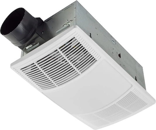 PowerHeat Bathroom Exhaust Fan Heater and LED Light Combination 80 CFM