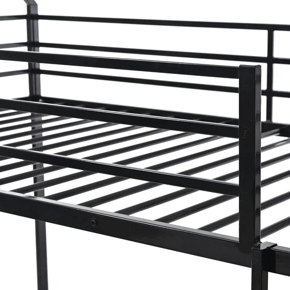 Twin Over Twin Bunk Bed With Slide