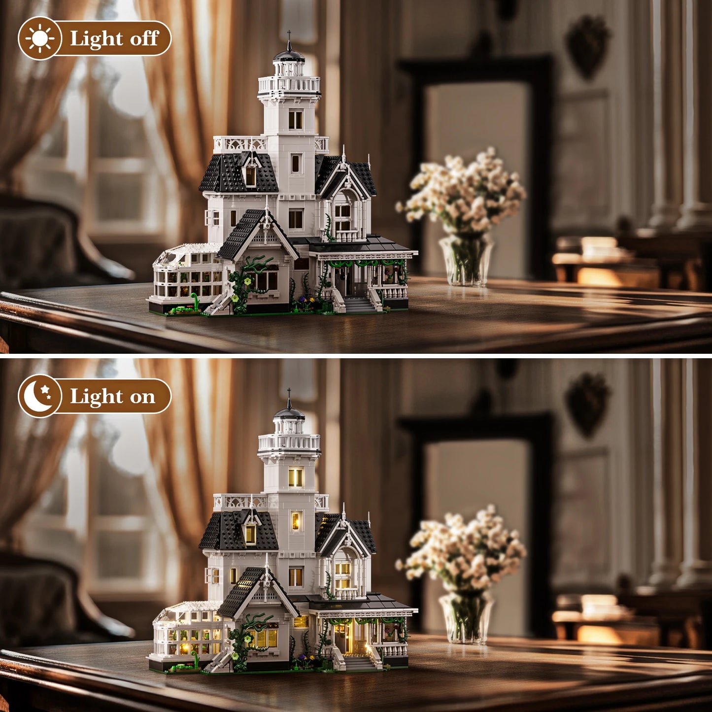 Magic House Building Set With LED Lights For Adults