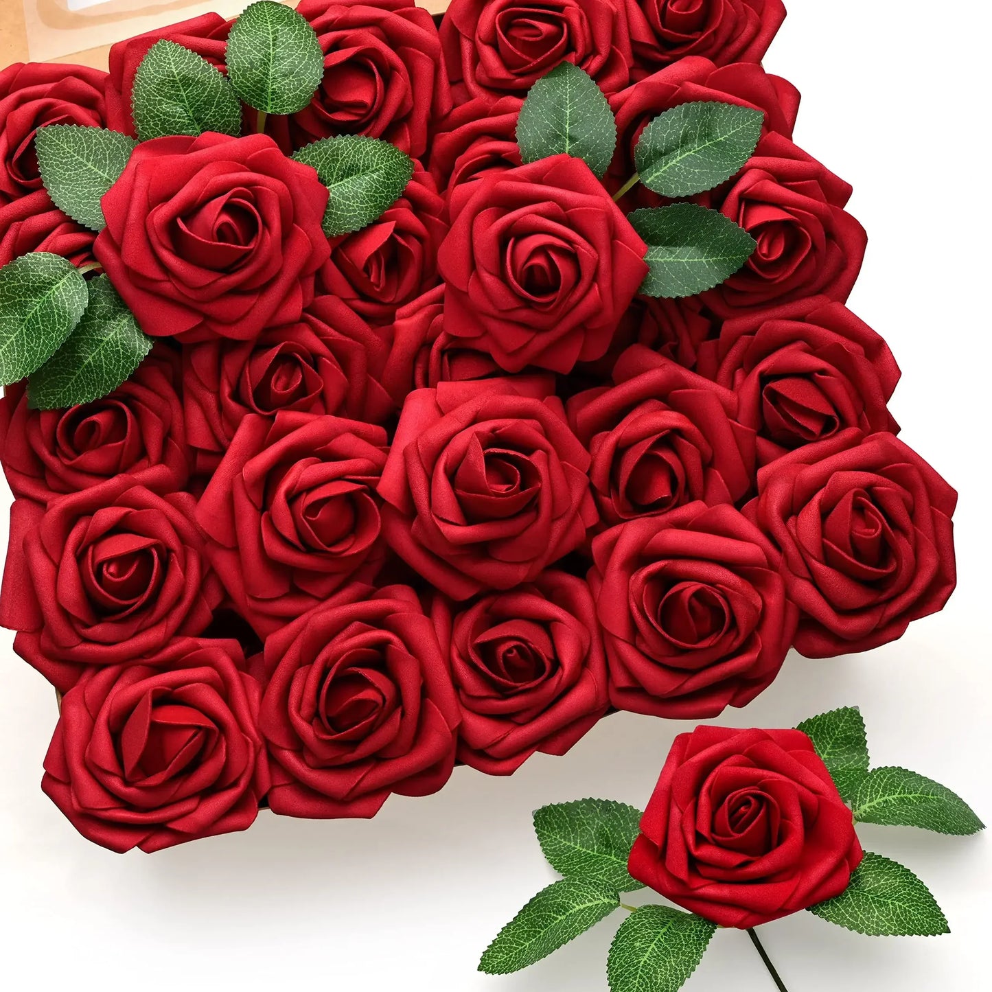 Artificial Foam Rose Flowers for Weddings Bouquets and Centerpieces