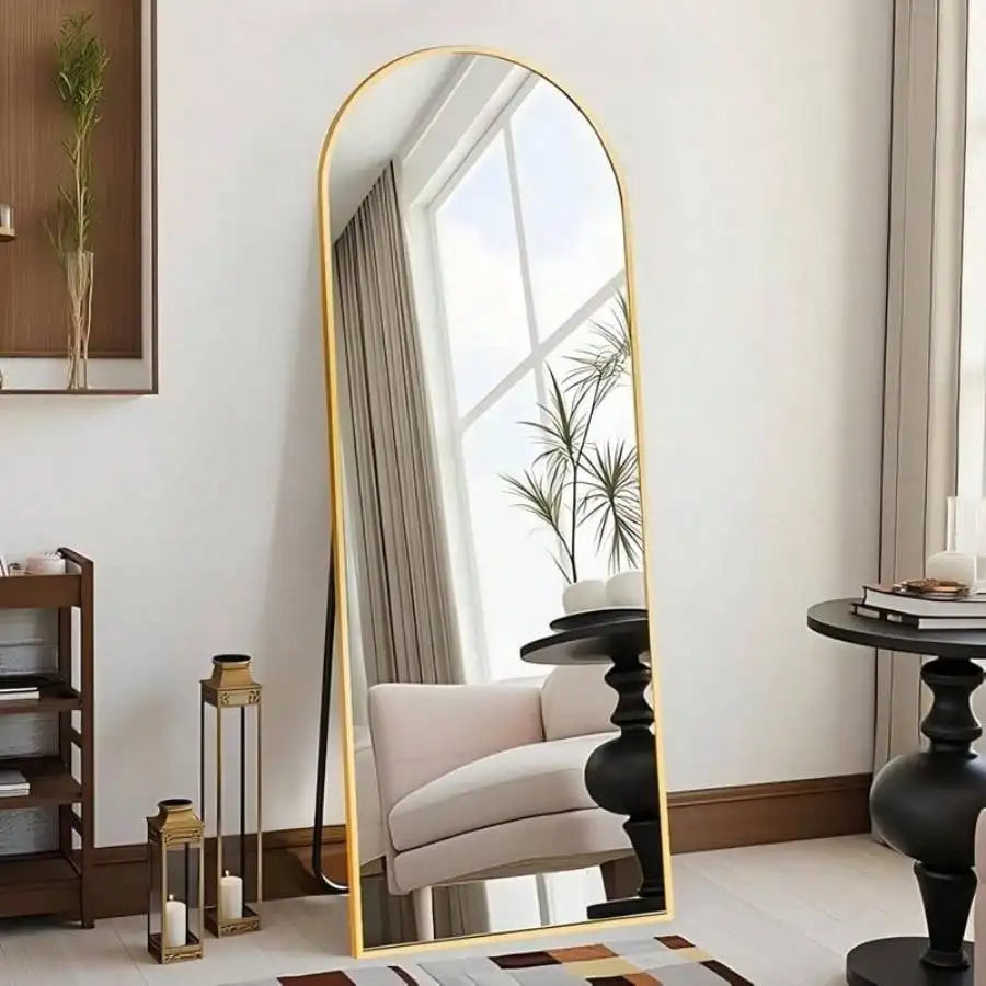 Arched Wall Mirror Framed For Elegant Living Home Decor