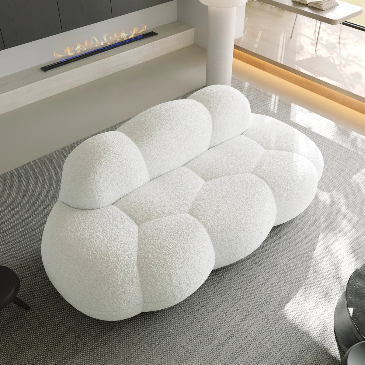 Sdorens Modern Cloud Shaped Sofa for Living Room Comfort