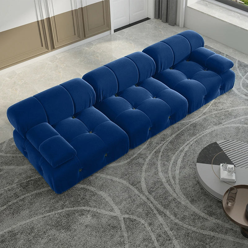 Sdorens Modern Velvet Modular Sectional Sofa Set Living Room