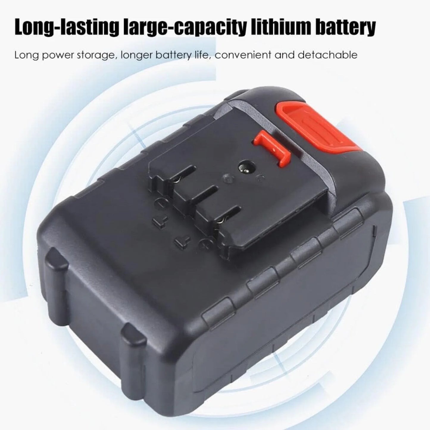 600W Cordless Weed Wacker with 8 Blades and 2 Batteries for Easy Yard Care