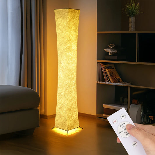 Soft Light LED Floor Lamp With Tyvek Shade