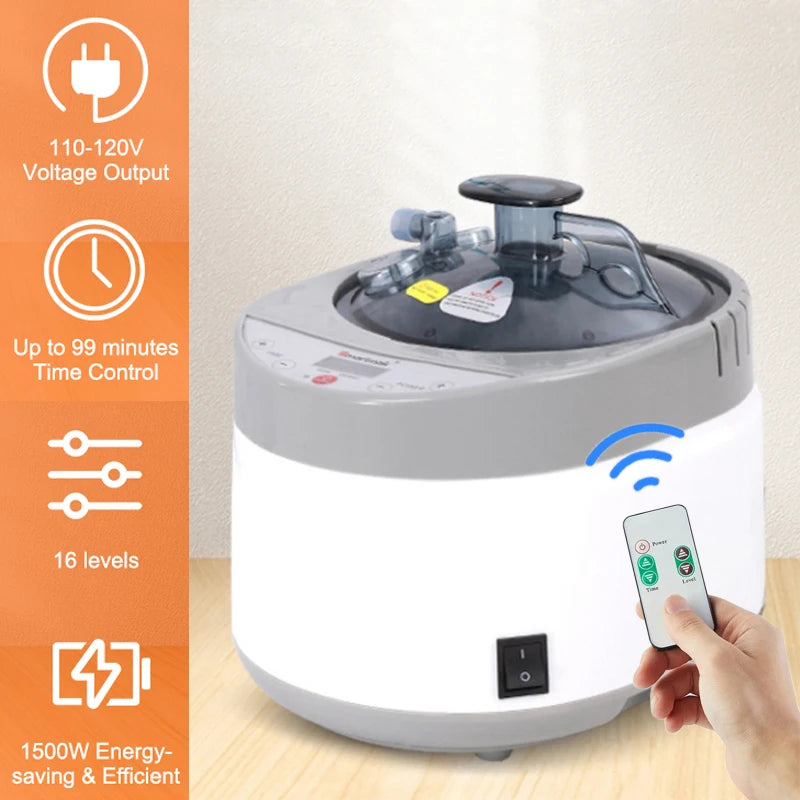 Smartmak Sauna Steamer Portable Steam Generator With Herbal Box