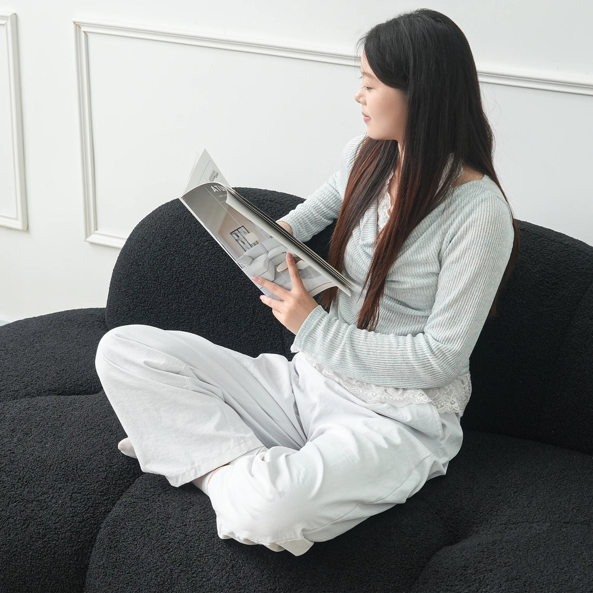 Sdorens Modern Cloud Shaped Sofa for Living Room Comfort