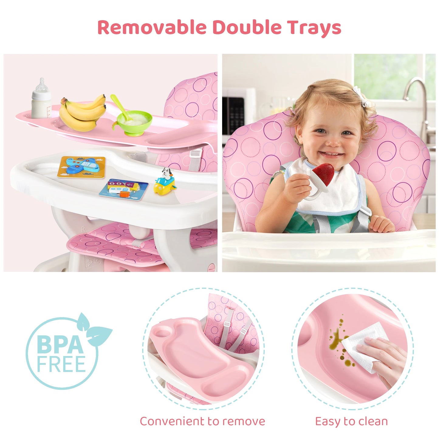 Devine In And Out Adjustable Baby High Chair Safe Quality