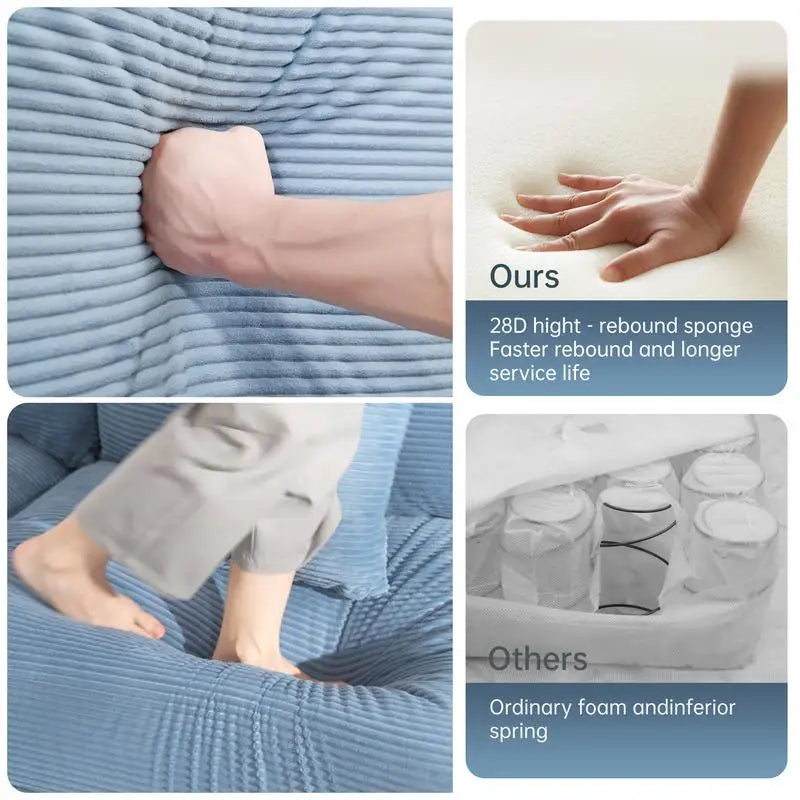 Sichuan Cloud Modular Sectional Sofa Ergonomic Three Seater