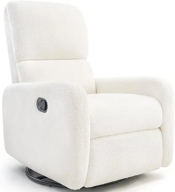 Swivel Glider Rocking Recliner Chair with Massage for Nursery and Living Room