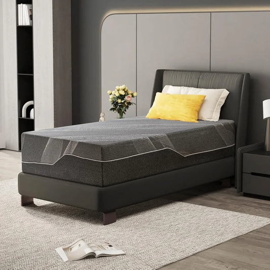 RBXC Gel Memory Foam Mattress With Breathable Bamboo Cover