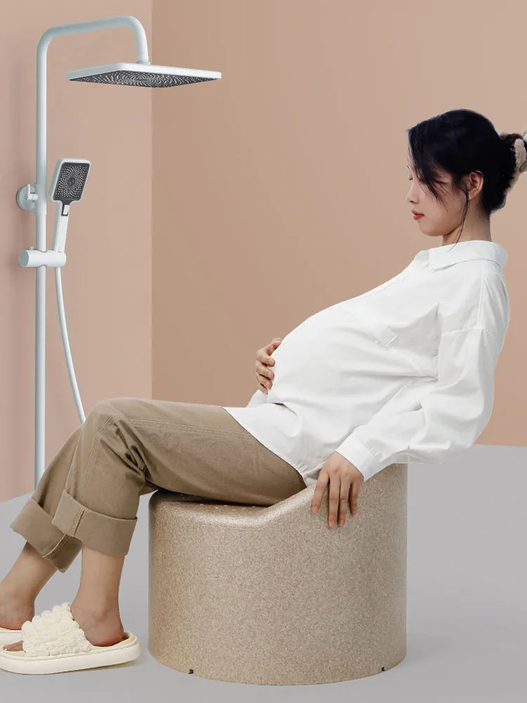 Elderly Bath Chair With Backrest Non Slip Shower Chair