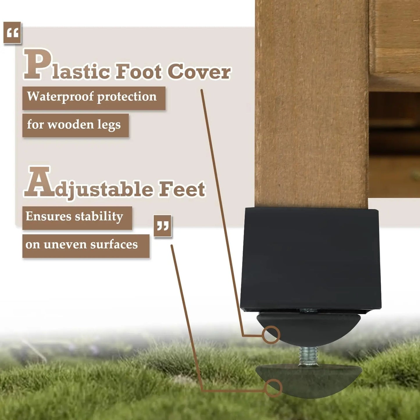PetsCosset Outdoor Storage Shed And Garden Cabinet