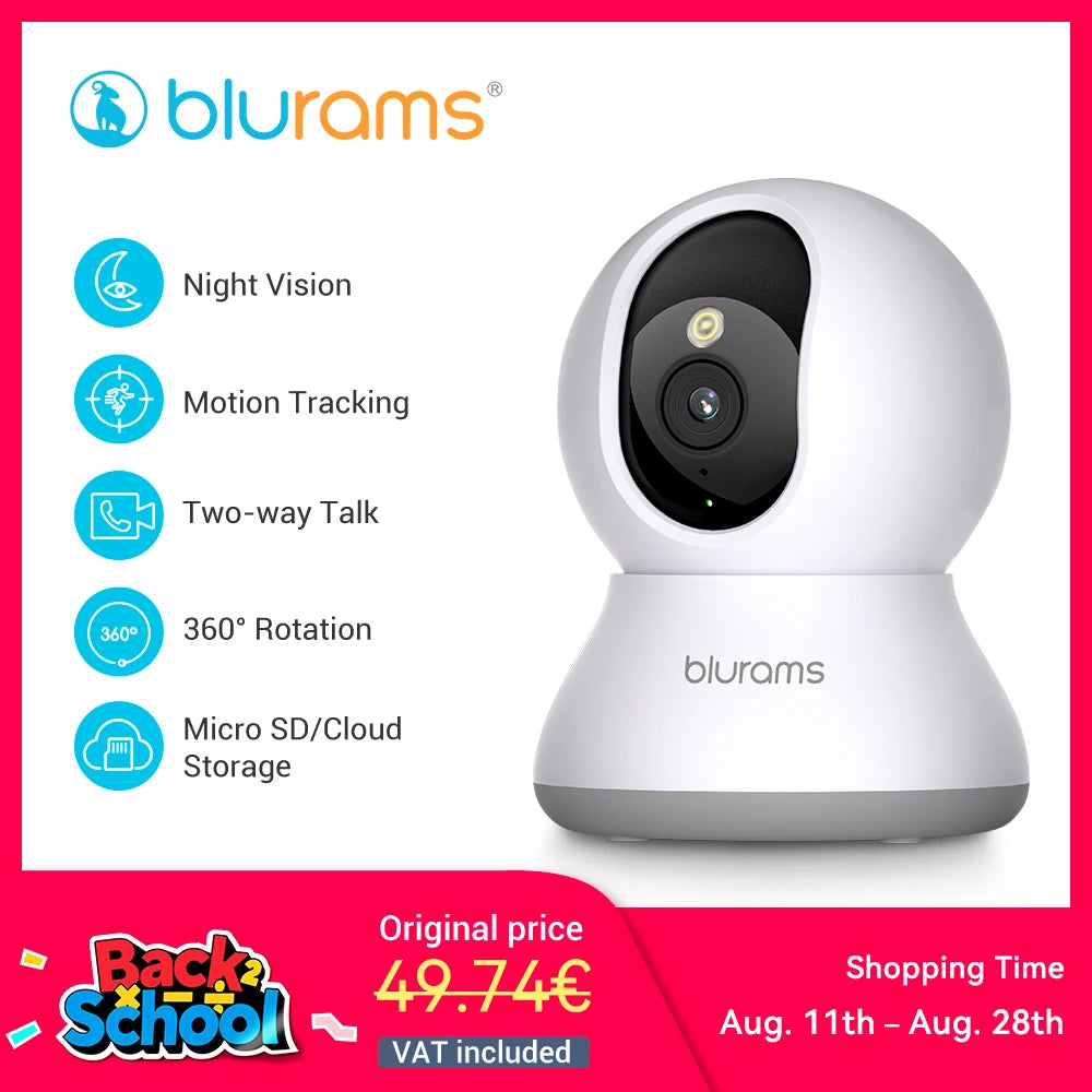 Blurams 2K Baby Monitor Camera With Motion Detection