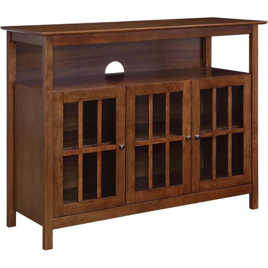 ZHUOTING Ultimate ContemporaryElegant TV Stand With SecretCompartmentStorageSolutions