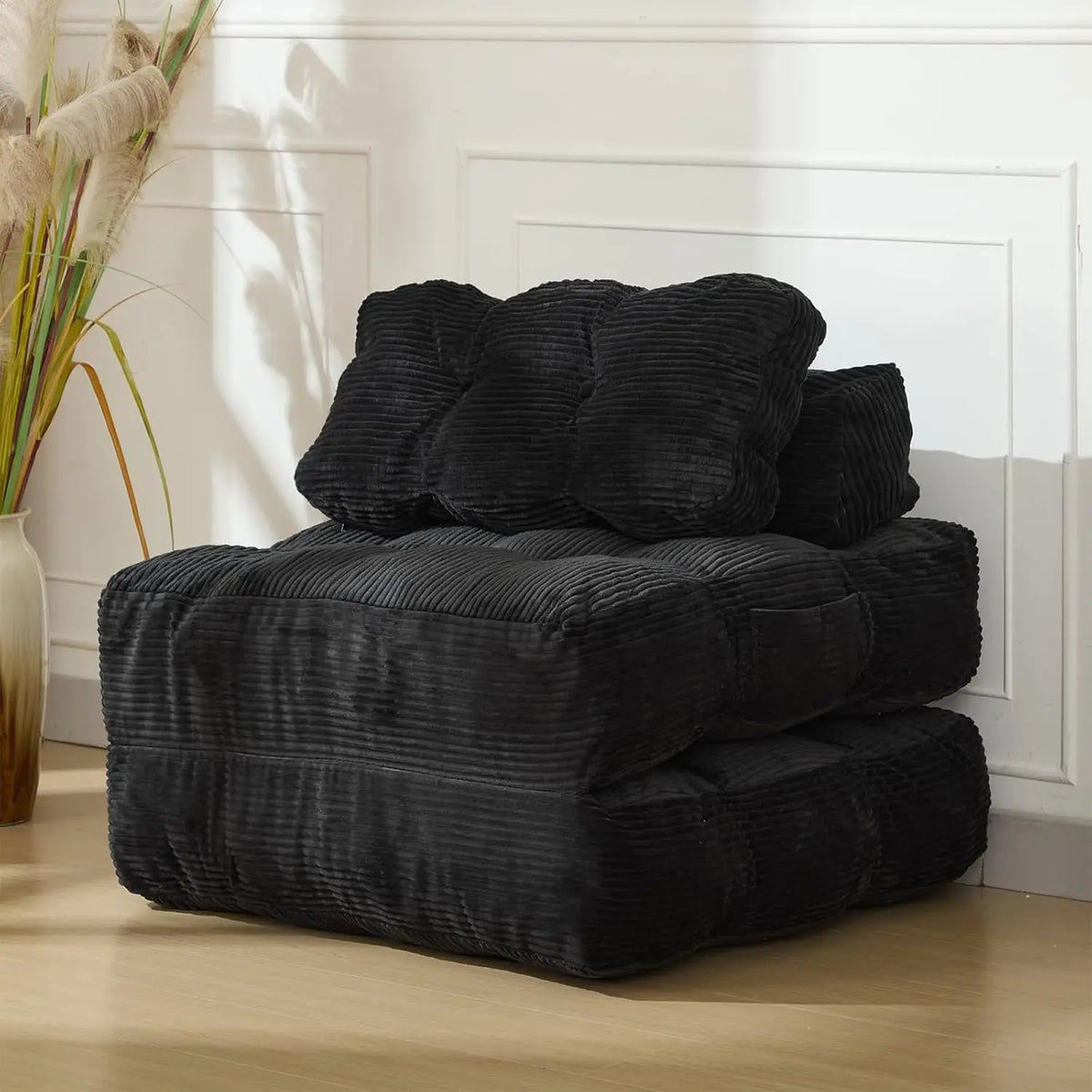HiMISS Folding Sofa Bed Convertible Sleeper Chair With Pillow