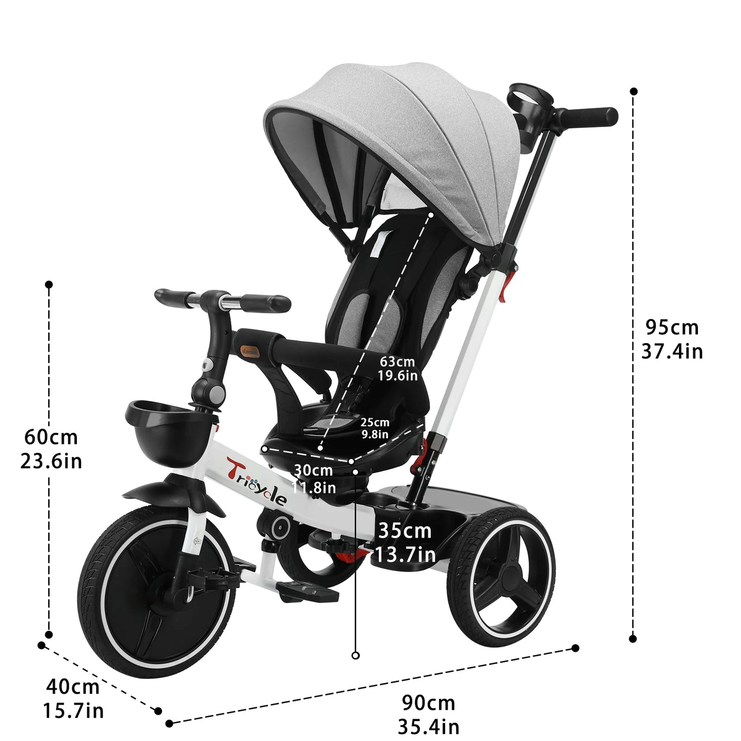 Devine In Out Ubravoo Baby Five In One Tricycle Stroller