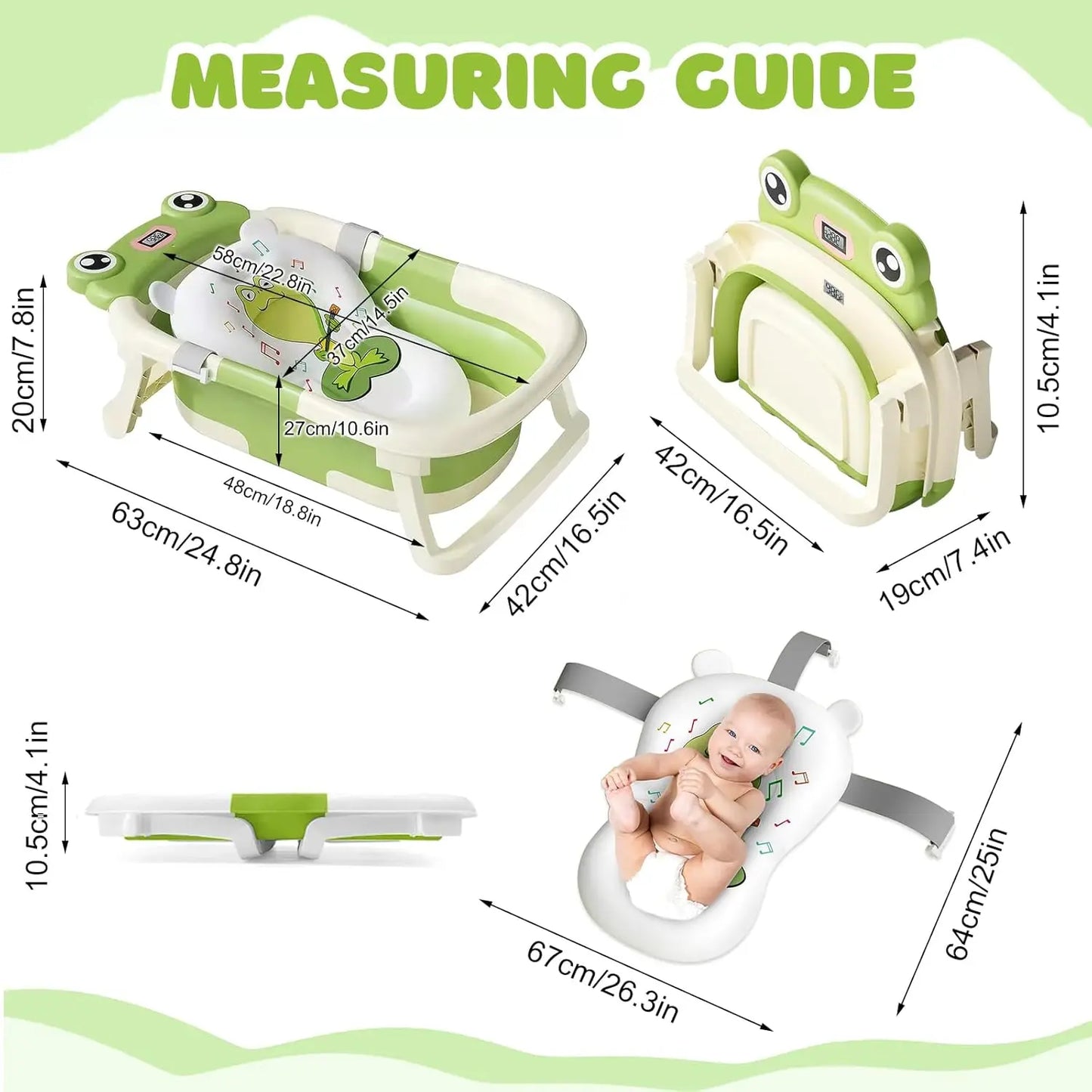 Devine In And Out Cushioned Foldable Baby Bath Tub Pro