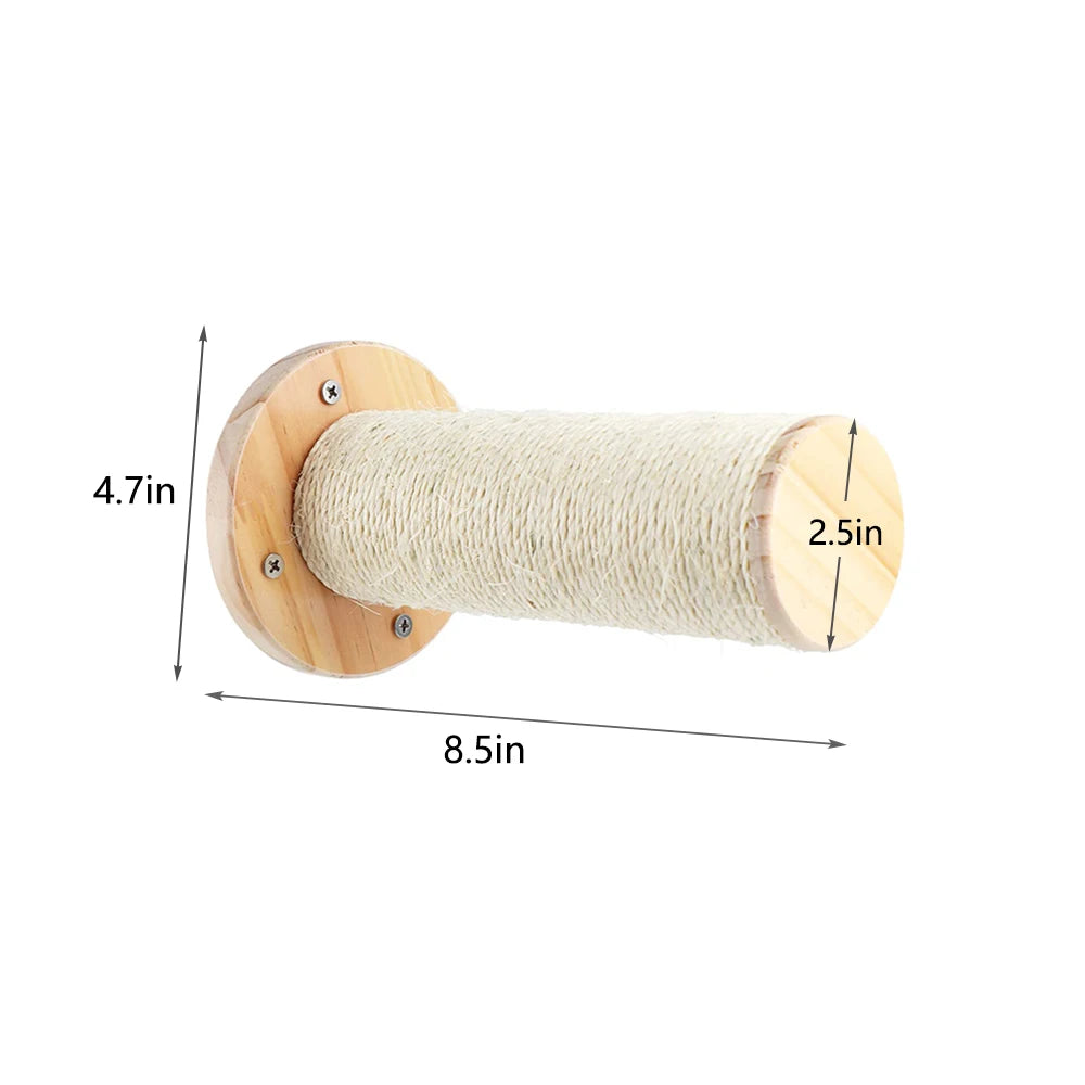 PETRAVELCN Cat Climbing Shelf Wall Mounted Scratching Post
