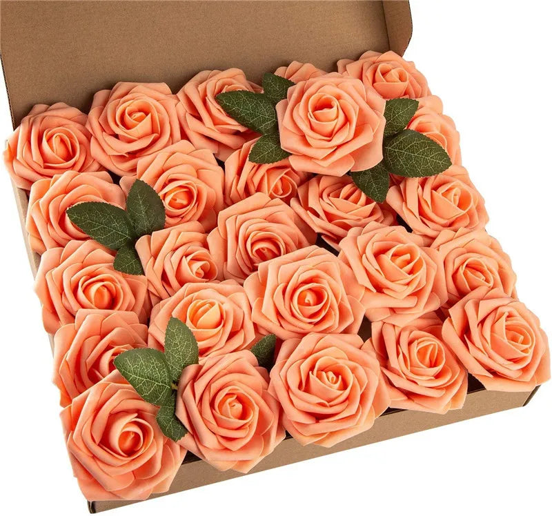Artificial Foam Rose Flowers for Weddings Bouquets and Centerpieces