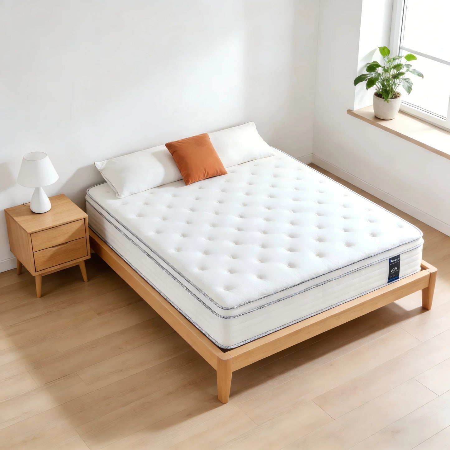 Madevos Hybrid Mattress In A Box With Pocket Spring