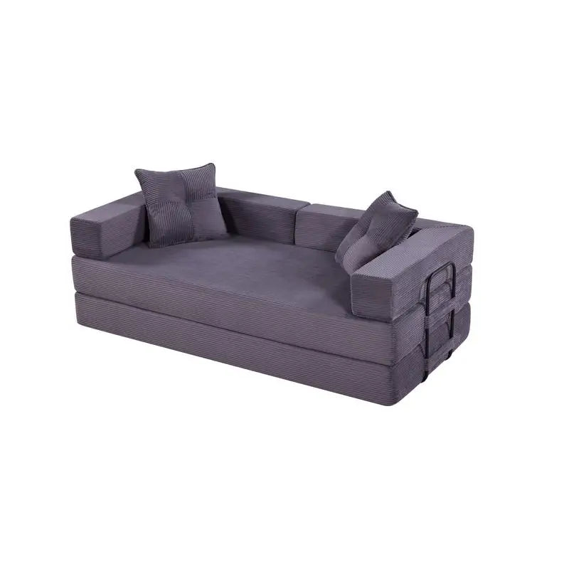 CN Sichuan Corduroy Sleeper Sofa Bed Foldable Couch