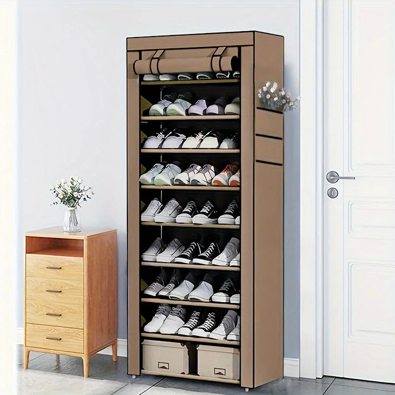 General Use Shoe Rack Holds 18 To 22 Pairs Space Saving