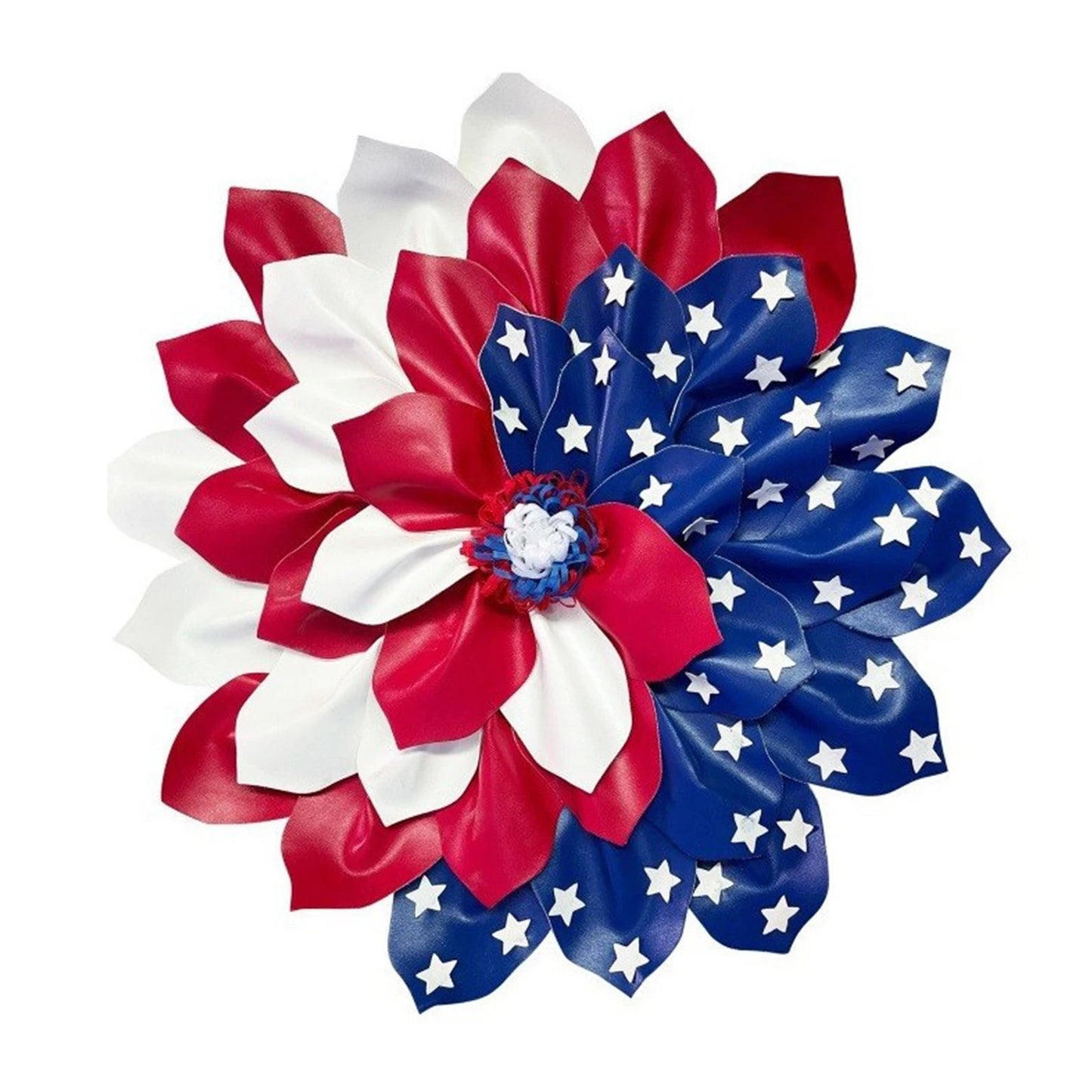 APWIKOGER Patriotic Wreath for Front Door Wooden Decor