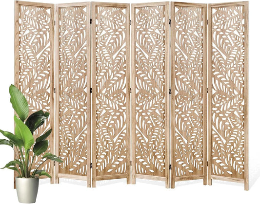 Folding Decorative Wood Screen Dividers Panel For Home Use