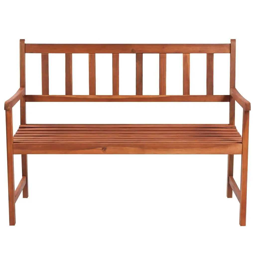 Hign-concerned Acacia Wood Patio Bench With Cushion