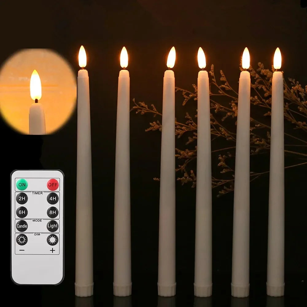Feature Flameless LED Tealight Candles 12 Or 24 Pack