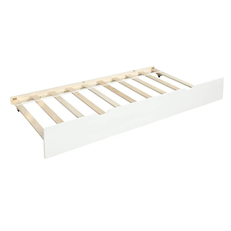 Daybed With Trundle Frame Bamboo Construction For Bedroom