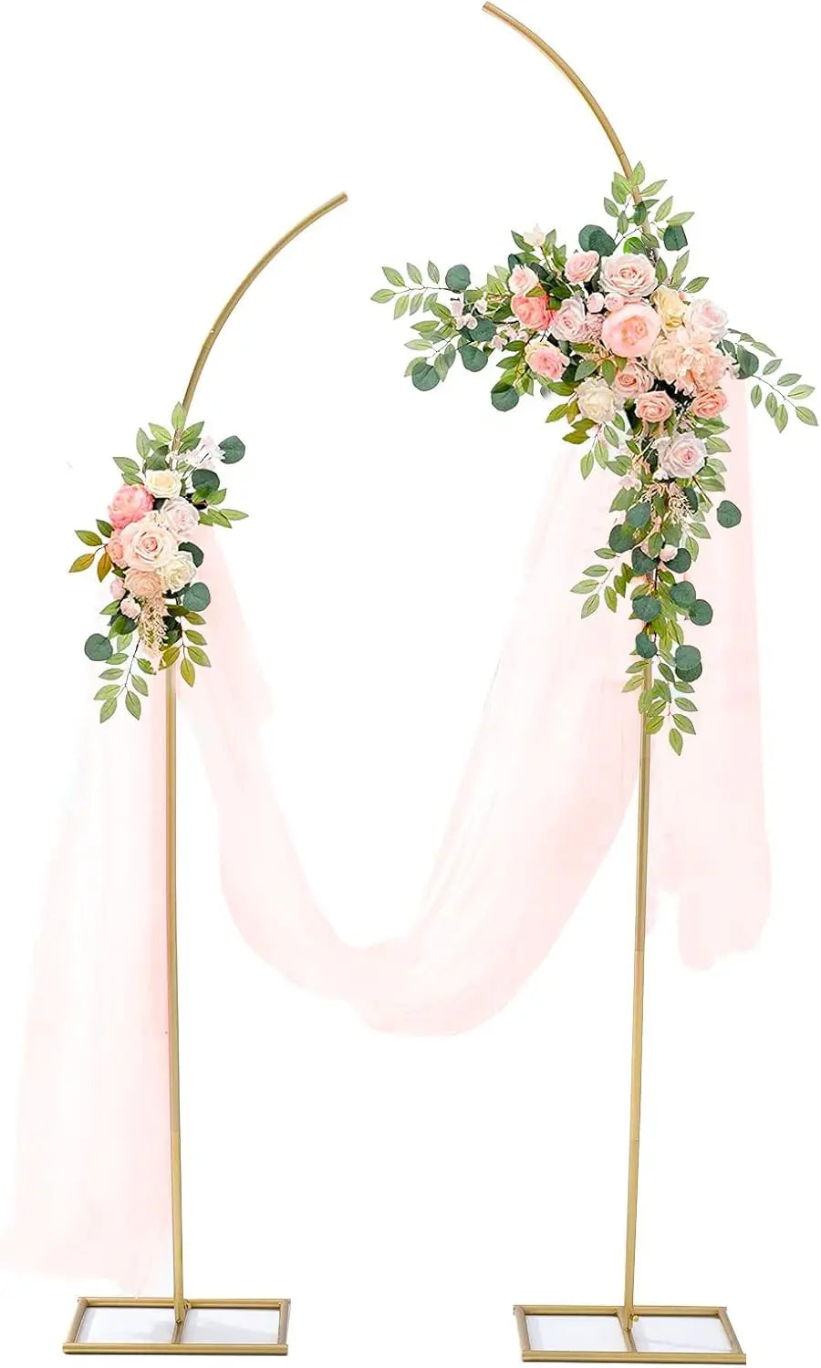 Guangdong Premium Alloy Balloon Arch Stand Curved Wedding BackdropDecorationSuite