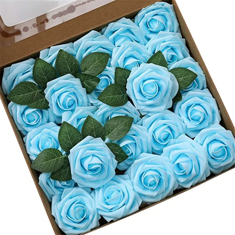 Artificial Foam Rose Flowers for Weddings Bouquets and Centerpieces