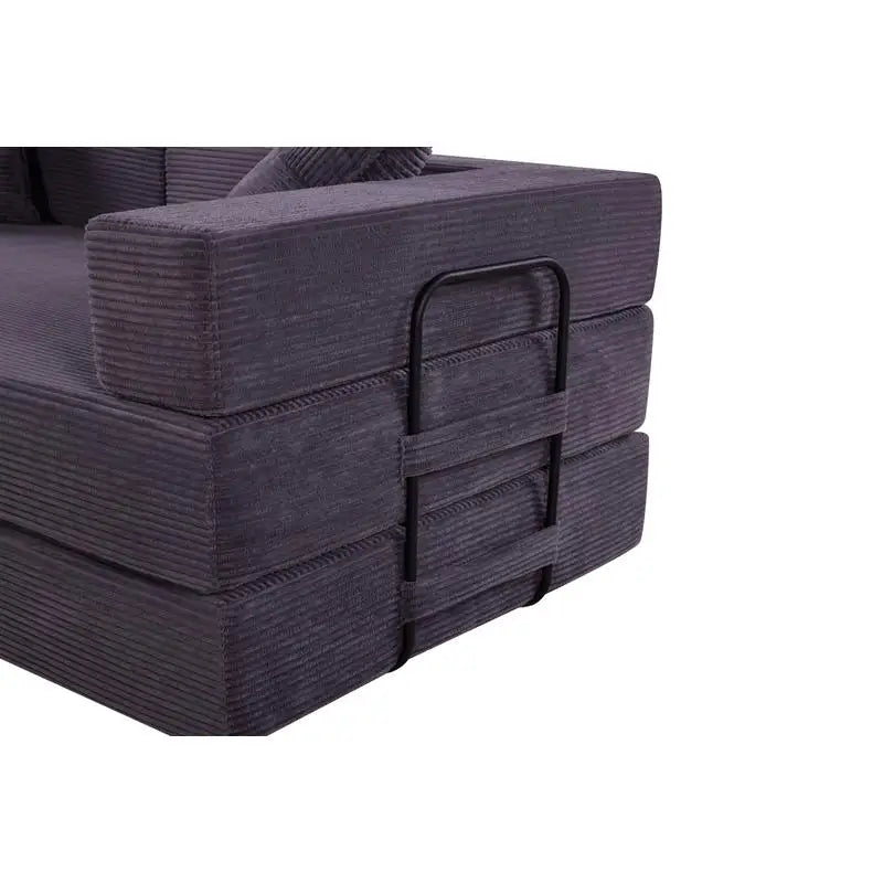 CN Sichuan Corduroy Sleeper Sofa Bed Foldable Couch