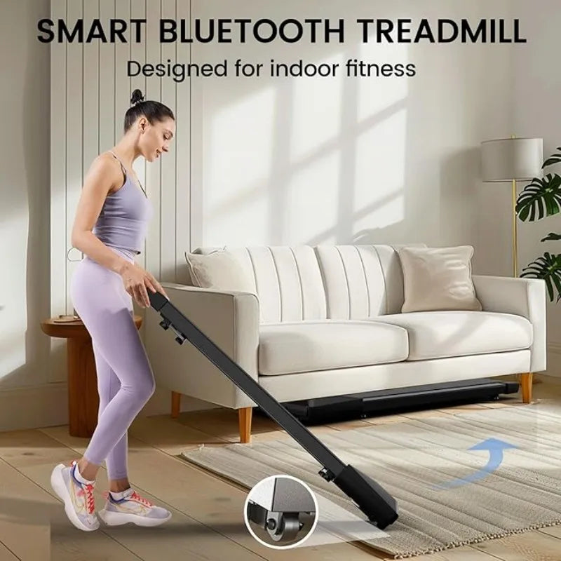 Superun 2 in 1 UltraSlimline Office Treadmill With App