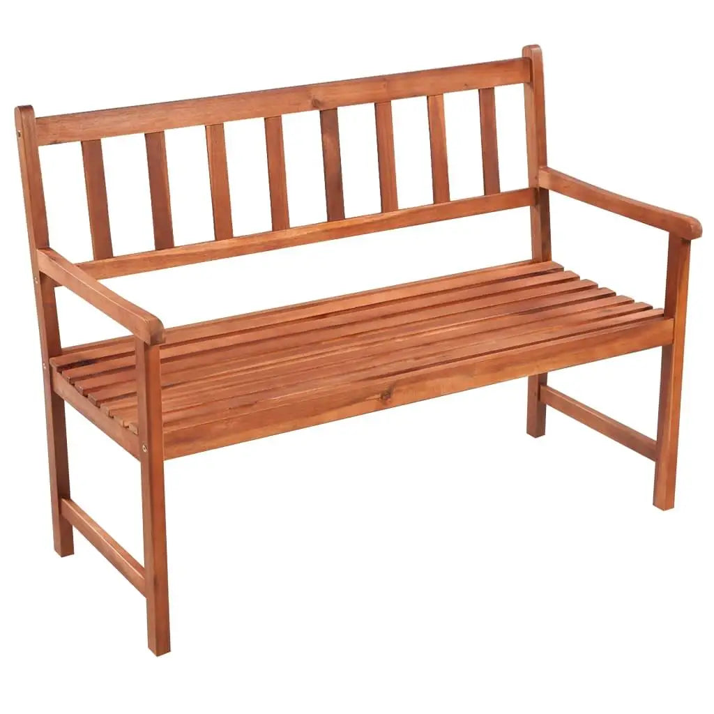 Hign-concerned Acacia Wood Patio Bench With Cushion