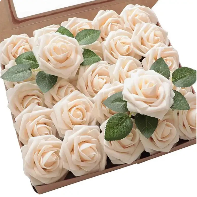 Artificial Foam Rose Flowers for Weddings Bouquets and Centerpieces