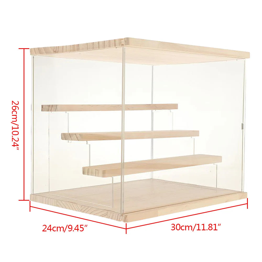 Feature Acrylic 4 Tier Display Countertop Storage Rack